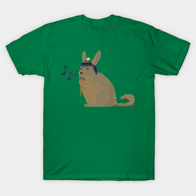 Viscacha music (purple and green) T-Shirt by Dirgu